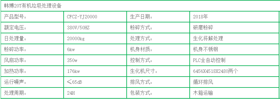 20000kg有機(jī)垃圾生化處理機(jī)